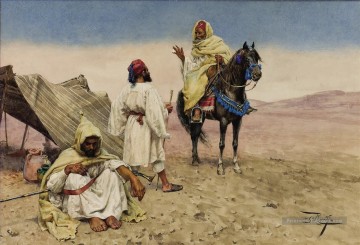 Giulio Rosati arabe Peinture à l'huile